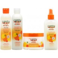 Cantu Care For Kids Shampoo + Conditioner + Leave-In Conditioner + Detangler "Set"